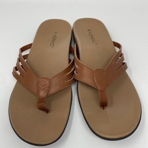 Vionic Alta Women's Toe Post Orthotic Sandals size 8m